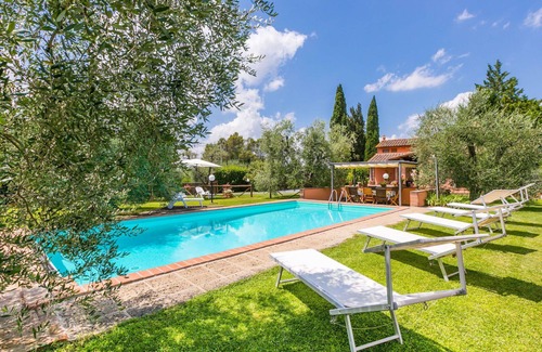 San Miniato Villa | Beautiful private villa for 8 people with A/C, private pool, WIFI, TV and terrace