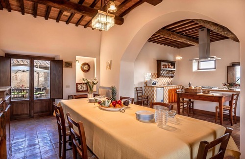 Castellina in Chianti Villa | Beautiful private villa with WIFI, private pool, TV, patio and panoramic view, close to Siena