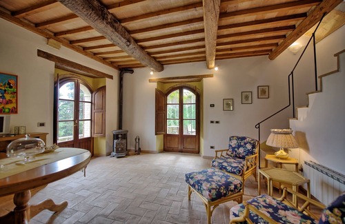 Montalcino Villa | Beautiful private villa for 8 people with private pool, WIFI, patio, panoramic view and parking