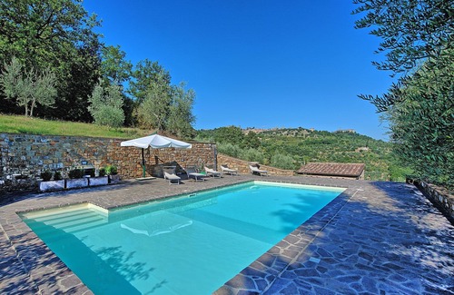 Montalcino Villa | Beautiful private villa for 8 people with private pool, WIFI, patio, panoramic view and parking