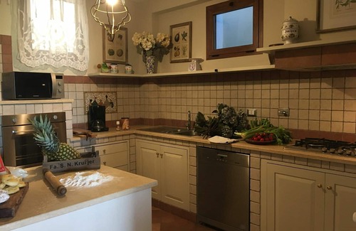Lajatico Villa | Beautiful private villa for 7 guests with WIFI, A/C, private pool, TV, patio and panoramic view