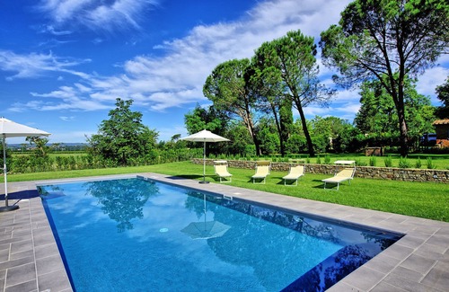 Le Piazze Villa | Beautiful private villa with WIFI, A/C, private pool, TV and panoramic view, close to Arezzo