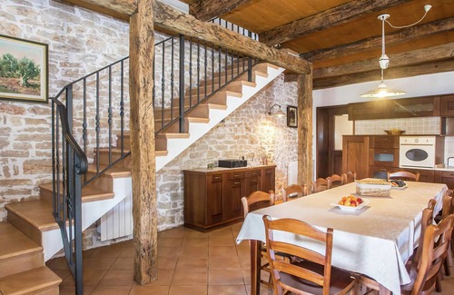 Selina Cottage | Beautiful stone villa with private pool, jacuzzi, sauna and fenced yard - pets are welcome.