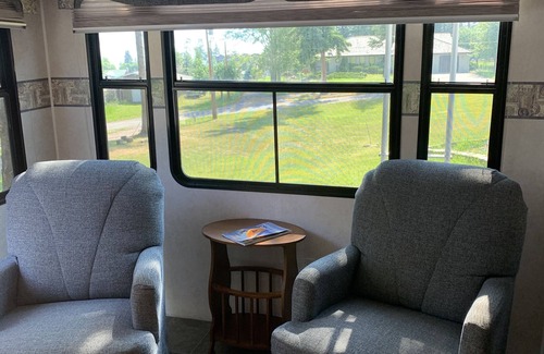 Lakeside House | Beautiful views of flathead lake in our 30 ft trailer with two slides. You are w