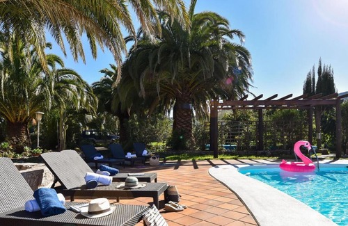 Santa Brigida Villa | Beautiful villa for 6 guests with WIFI, private pool, TV and parking