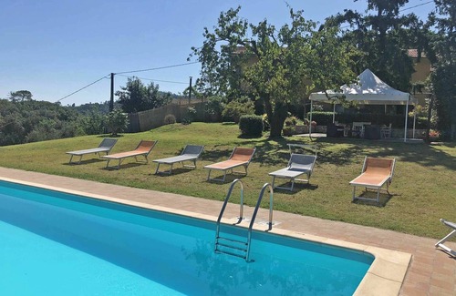 Villabuona Villa | Beautiful villa with WIFI, private pool, TV, veranda and panoramic view, close to Lucca