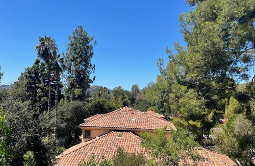 La Canada Flintridge House | Bedroom and Living Room for a quiet guest.