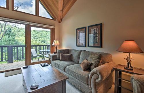 Beech Mountain Apartment | Beech Mountain Condo with Balcony, Walk to Resort!
