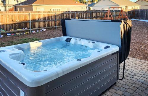 Flagstaff House | Bellemont Family Home with Hot Tub and Playground Set