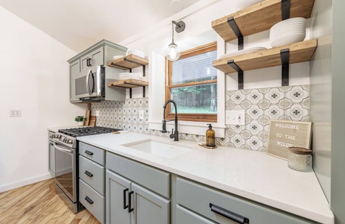 Tolland House | Berkshires Cabin: Lake Beach Hot Tub - TheWildeBNB