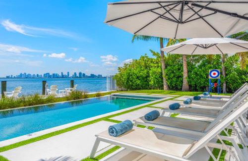 North Bay Village Villa | Best Bayfront View New construction w pool