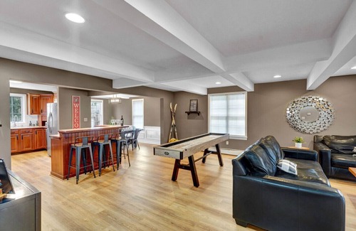 Ellicottville Apartment | Best Village Location! Firepit/Games/Bar/Yard/Outdoor Movie Theater/Etc.