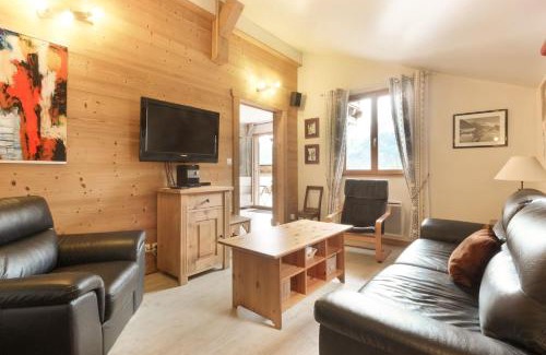Les Houches Apartment | Betulle - 2bedroom - Patio facing Mont-Blanc range
