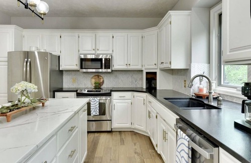 West Omaha House | Big Beautiful Abode in Omaha- 4 bedrooms and on a walking trail to Zorinsky Lake