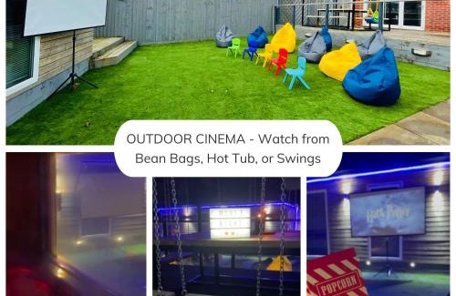 Stonehouse House | Big groups XL HotTub Cinema Arcade Games
