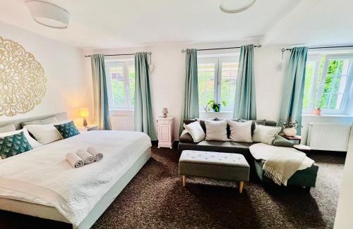 Banska Bystrica Apartment | BL - The Townhouse, 24hr Self Check-in, Free Private Parking, Garden, Adjacent to beautiful City Park, City Centre 5 min walk