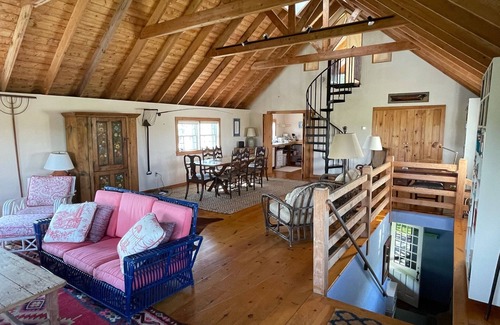 Block Island House | Black Rock Farm. Renovated farmhouse & Barn both w/AC, 2.6 acres, swimming hole