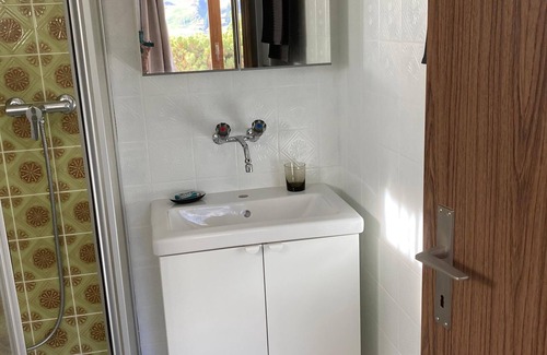 Adelboden Apartment | Blick auf das Chuenisbärgli FIS Skirennen