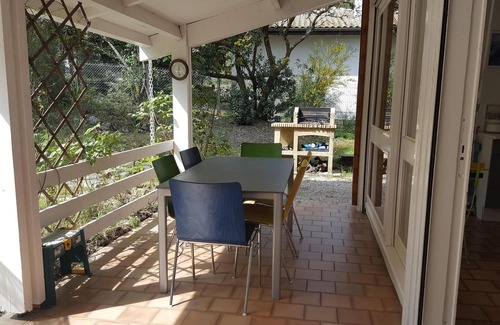 Carcans House | Blue Medoc house between lake and ocean