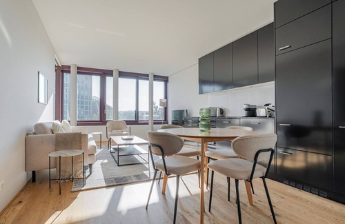 Vorstadte Apartment | Blueground | Basel-Vorstaedte, view, nr Rhine