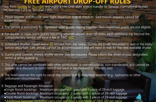 Dayuan District Hotel | Bluewater Hotel Xpark Gloria Outlets Taoyuan Baseball Stadium