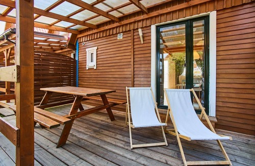 Rewal House | Boathouse with swimming pool