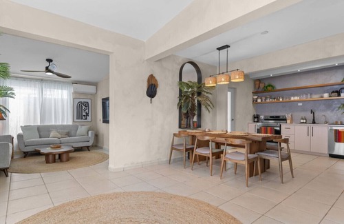 Punta Las Marias Apartment | Boho Apartment: With Pool and Steps to Beach