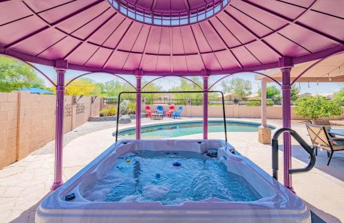Casa Grande Villa | Boho Chic Arizona Villa w Pool & Mini Golf