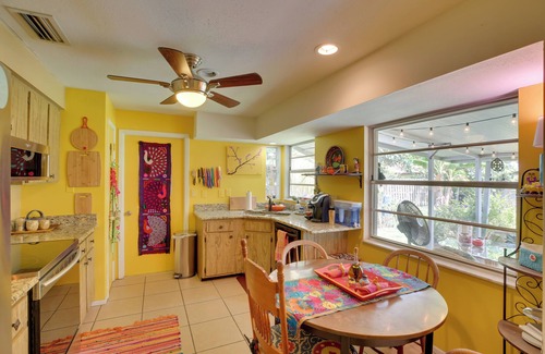 Bonita Springs Cottage | Boho-Style Escape w/Patio ~ 3 Mi to Bonita Beach!