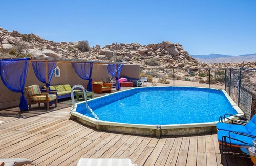 Pioneertown House | Boulders Outside. Bolder Inside.
