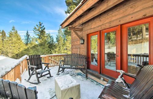 Bozeman House | Bozeman Cabin Deck with Jacuzzi and Gas Grill!