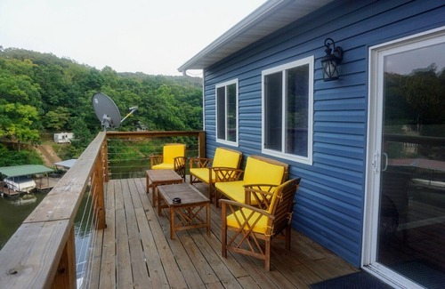 Climax Springs House | Brand new lake house, tucked away in a quiet cove with views to the main channel