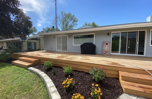 Coloma House | Brand new lakefront retreat on Paw Paw Lake with hot tub!