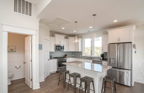 Yaupon Beach House | Brand New Modern Home with Private Pool Near Pier & Beach. Y Knot