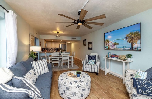 New Smyrna Beach Condo | Breathtaking Direct Oceanfront Views! Huge Community Pool, Private Beach Access!