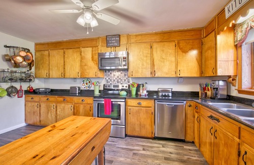 Waynesville House | Breathtaking mountain home with amazing views, firepit, & central AC - 2 dogs OK