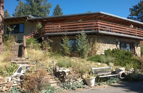 Evergreen Meadows Apartment | Breathtaking Mountaintop Views, private steambath, 2 decks, 3 mi.es from town.
