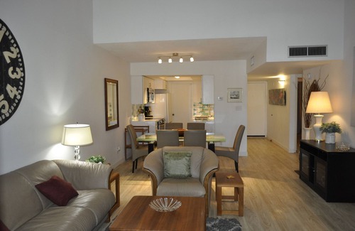 Lake Biltmore Village Condo | Bright and Airy Upstairs Condo in Beautiful Lakeside Community