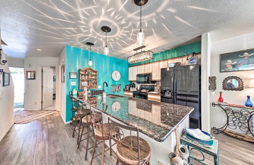 Cloudcroft Condo | Bright Cloudcroft Condo w/Game Room + Deck!