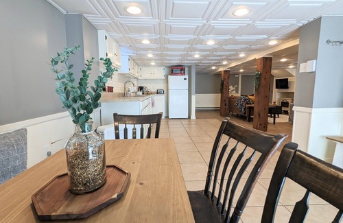 Hershey Apartment | Bright, Peaceful Oasis with Fireplace near Med Center + Hersheypark