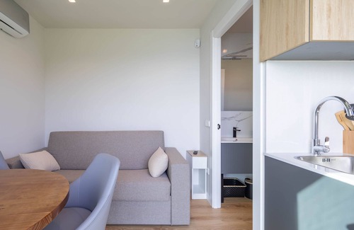 Puebla del Caraminal Apartment | Bungalow '2 Con Piscina En La Playa' with Sea View, Wi-Fi and Air Conditioning