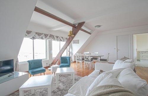 Etreham Apartment | Côté cottage Apt 3 chambres bien équipée vue imprenable sur port et mer