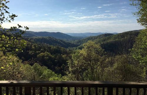 Ferguson Cabin | Cabin w/Views, Jacuzzi Bathtub, Fireplace, Screened Porch, Outdoor Hot Tub