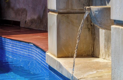 Atsipópoulon Apartment | Calergi Residence 2-Stylish Loft-Panoramic Terrace-Pool Paradise- MONTHLY OFFER
