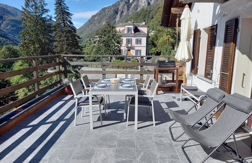 Isorno House | Calluna House, terrace in the sun of Onsernone