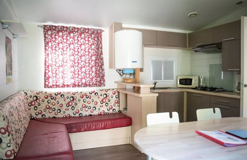 Ayzac-Ost House | Camping ecovillage SOLEIL DU PIBESTE * - Mobile home GAvarnie 3 bedrooms = +sheets + towels +household 6 people