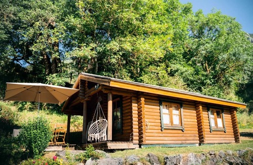 Ayzac-Ost Ski Chalet | Camping ecovillage SOLEIL DU PIBESTE * - Chalet des MARMOTTES - 2 bedrooms = sheets + towels + cleaning for 4 people