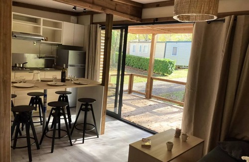 Vicdessos House | Camping Flower La Bexanelle * - Standard Canvas Bungalow 3 Rooms 4 People Without Sanitary