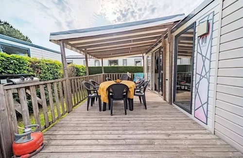 Brem Sur Mer House | Camping L'Océan* - Prestige Mobile Home 4 Rooms 6/8 People Air Conditioned