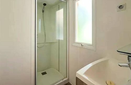 Camiers House | Camping La Dune Blanche* - Cozy 4-room mobile home for 6 people